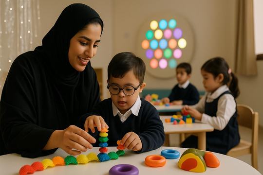 من الرعاية إلى التمكين التعليمي: رياض الأطفال الفكرية غير الرب…